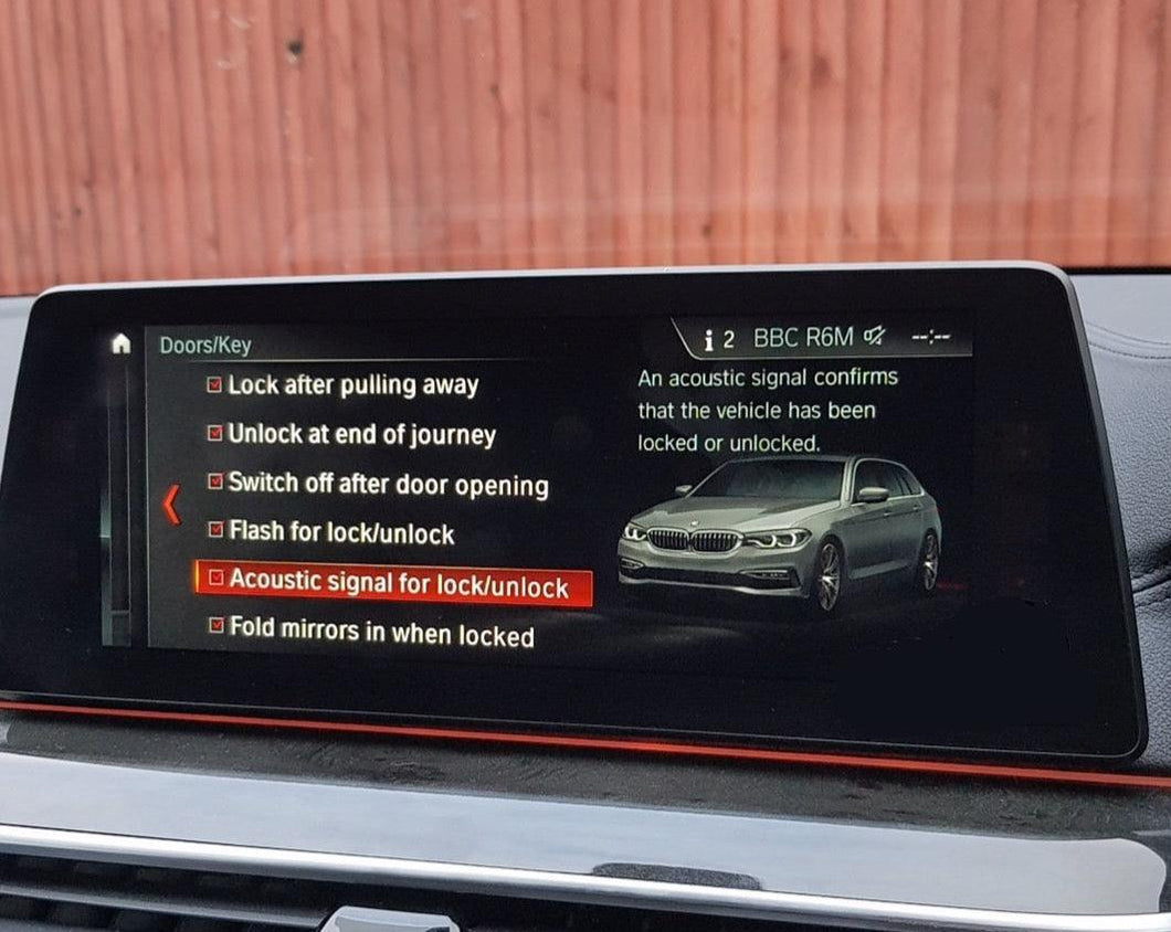 Acoustical Lock Confirmation - Lock/Unlock - BIMMER-REMOTE.com