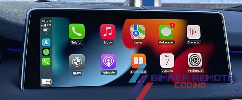 BMW Apple Carplay Activation + Fullscreen + VIM + Screen-mirroring