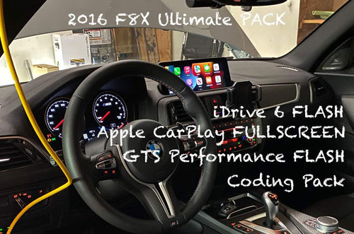 F8X Ultimate Pack - iDrive 6 / CarPlay Fullscreen / GTS FLASH - BIMMER-REMOTE.com